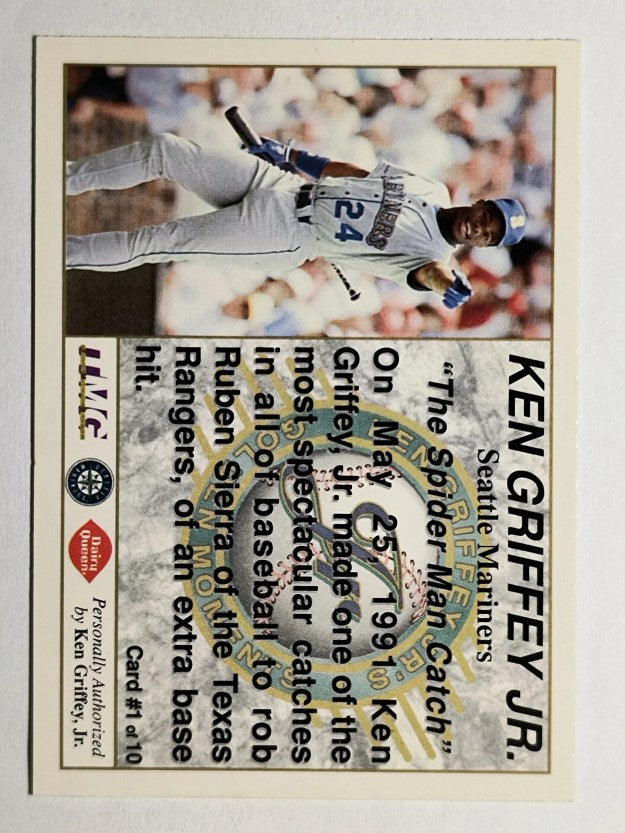 1994 Griffey Dairy Queen #1 Ken Griffey Jr./The Spider Man Catch