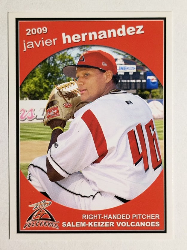 2009 Salem-Keizer Volcanoes Grandstamd #17 Javier Hernandez