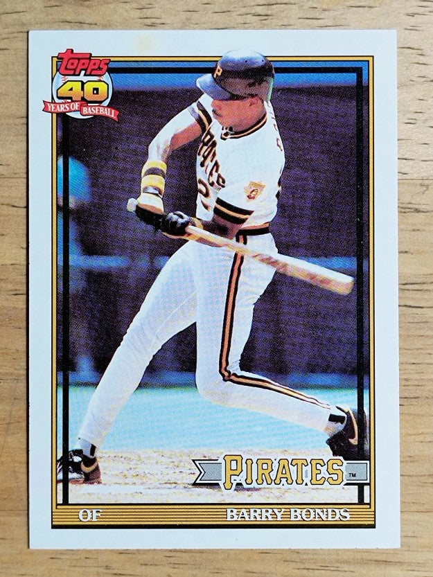 1991 Topps #570 Barry Bonds