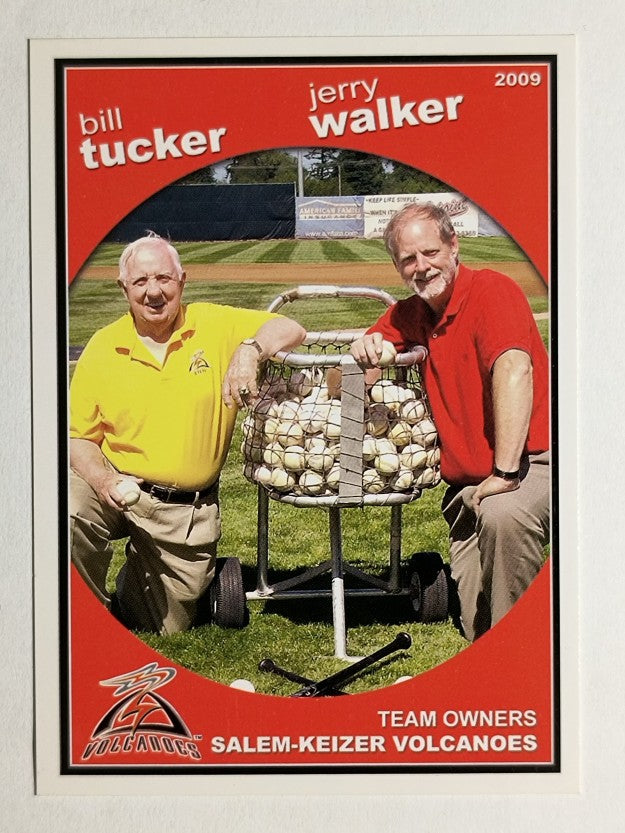 2009 Salem-Keizer Volcanoes Grandstamd #32 Bill Tucker OWN GRP