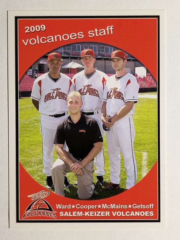 2009 Salem-Keizer Volcanoes Grandstamd #36 Ricky Ward CO GRP