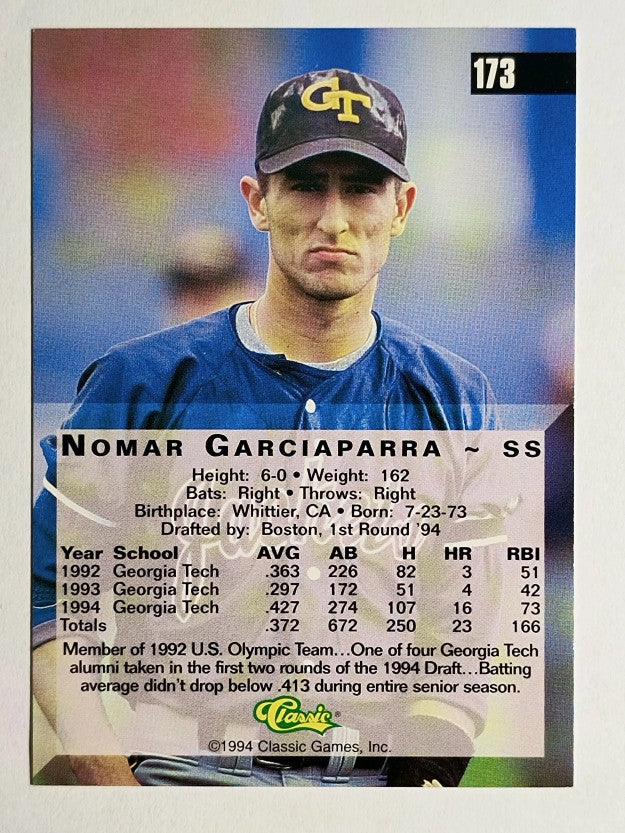 1994 Classic Four Sport #173 Nomar Garciaparra