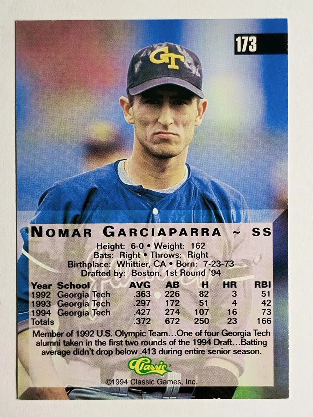 1994 Classic Four Sport #173 Nomar Garciaparra