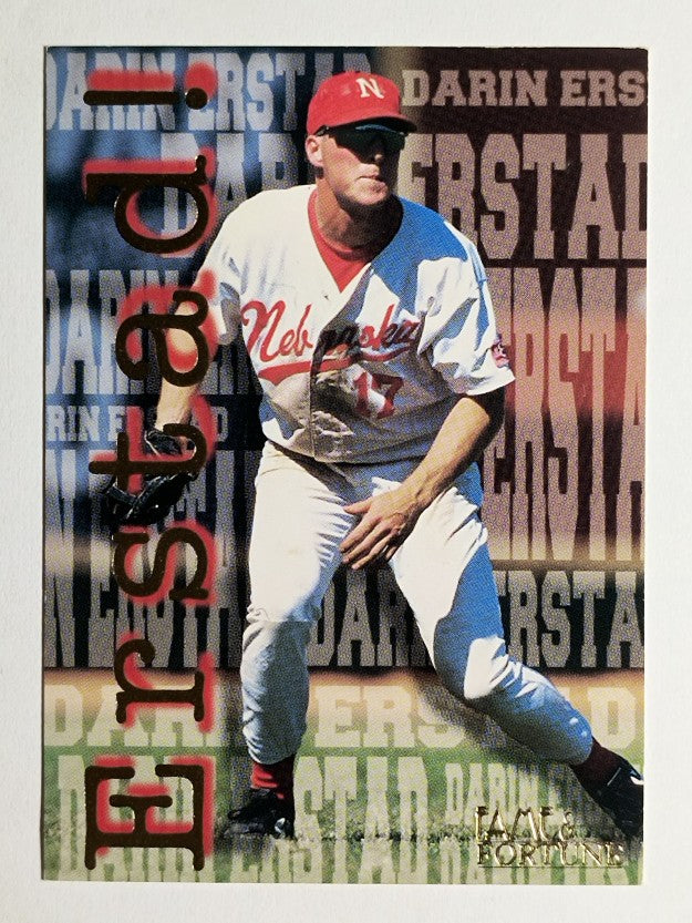 1995 Signature Rookies Fame and Fortune Darin Erstad #E5 Darin Erstad BB (NM)