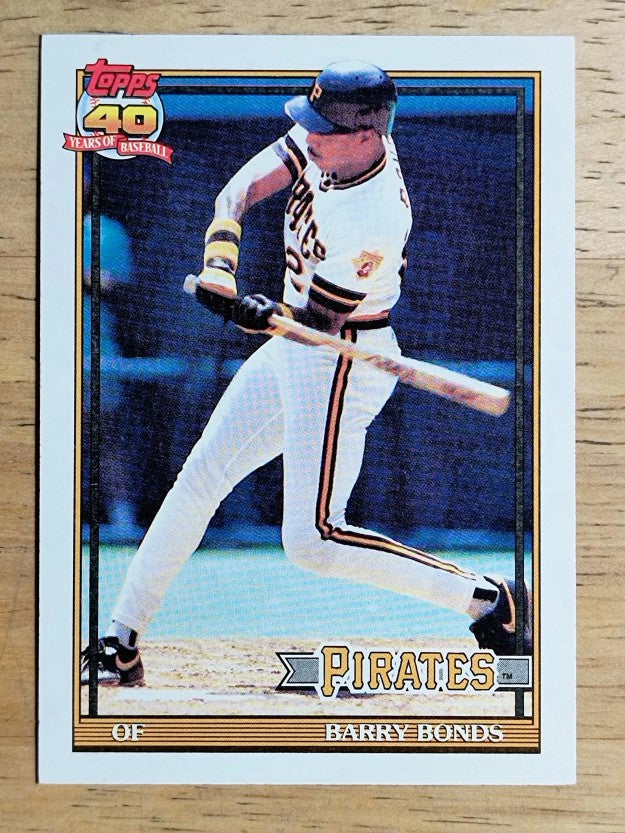 1991 Topps #570 Barry Bonds