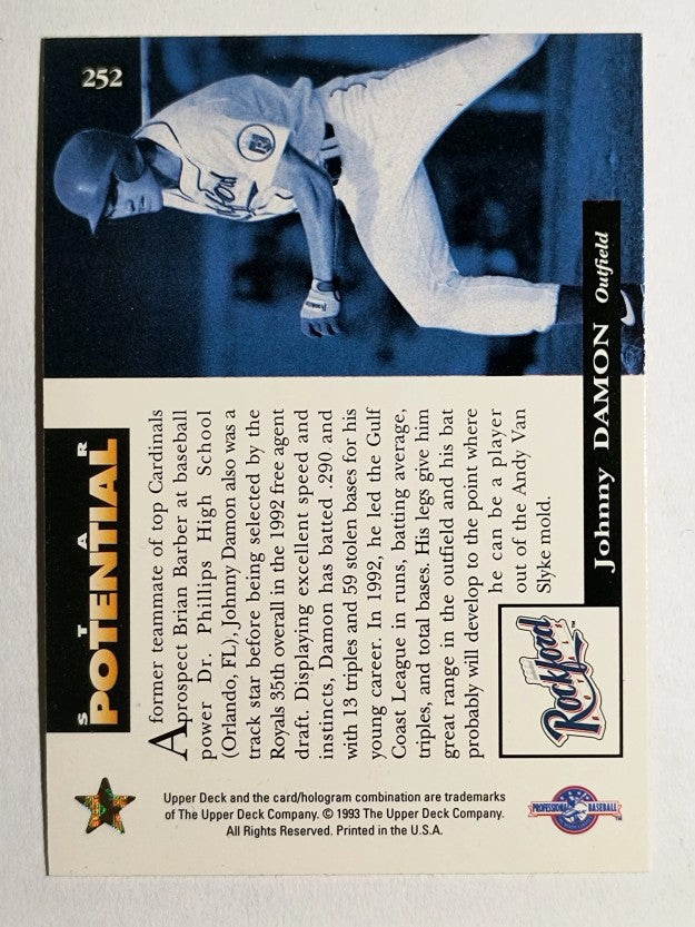 1994 Upper Deck Minors #252 Johnny Damon FOIL