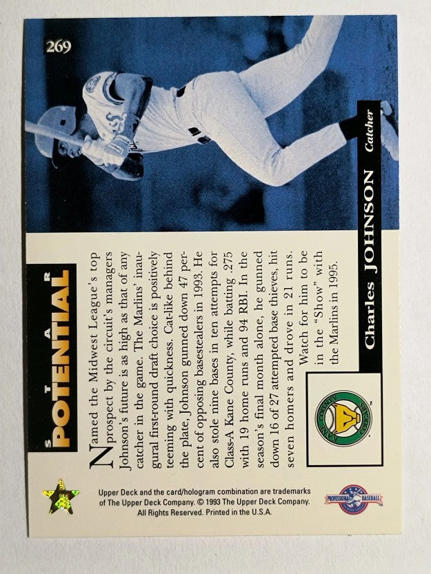 1994 Upper Deck Minors #269 Charles Johnson FOIL