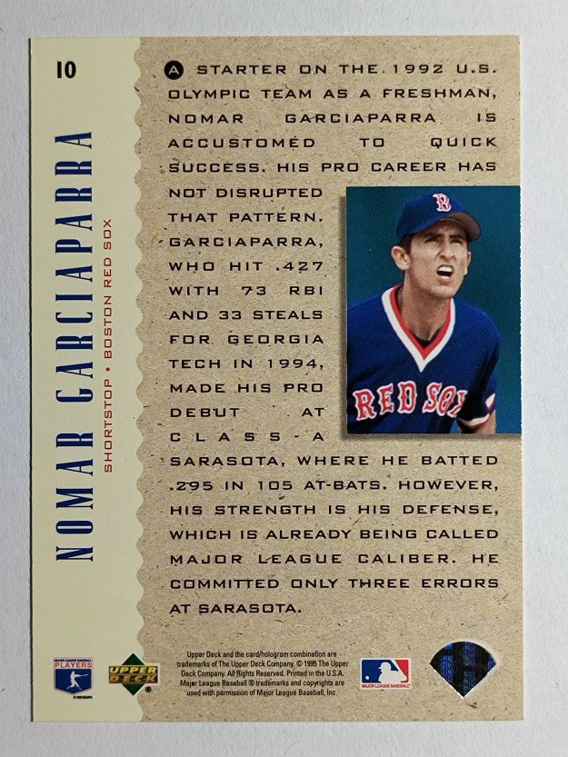 1995 Upper Deck Electric Diamond #10 Nomar Garciaparra (NM)