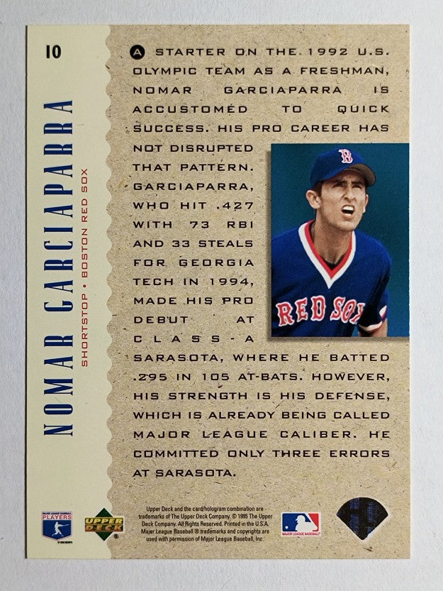 1995 Upper Deck Electric Diamond #10 Nomar Garciaparra