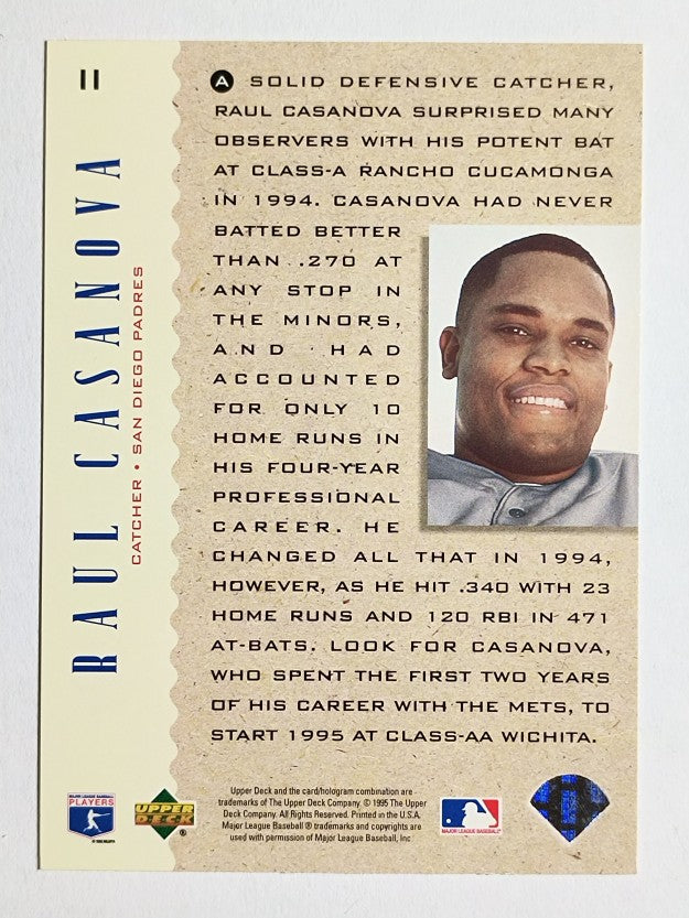 1995 Upper Deck Electric Diamond #11 Raul Casanova