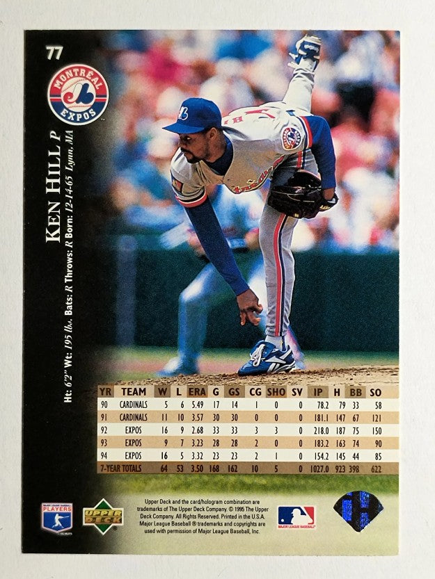 1995 Upper Deck Electric Diamond #77 Ken Hill
