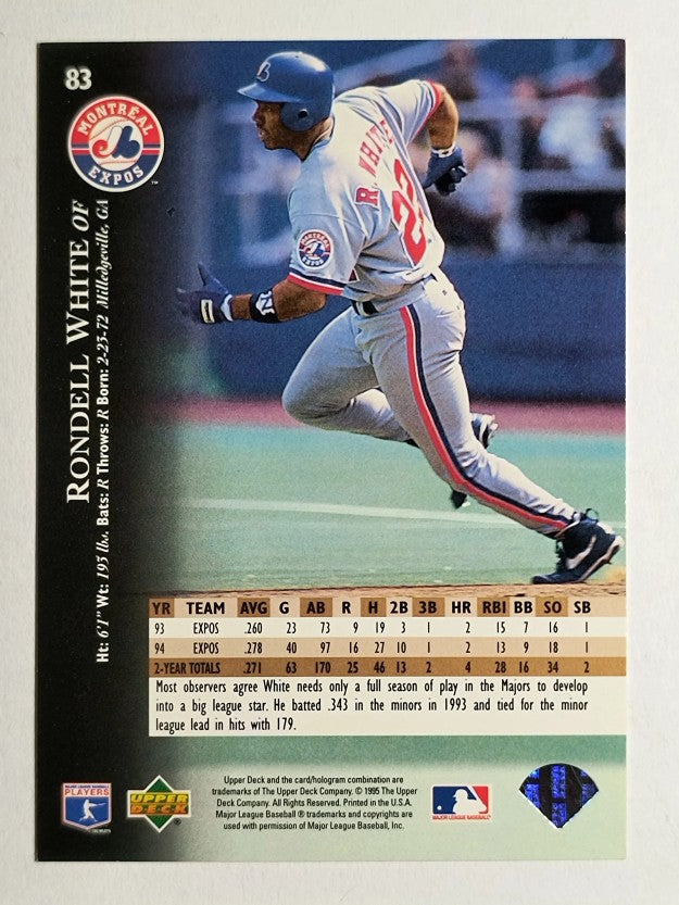 1995 Upper Deck Electric Diamond #83 Rondell White