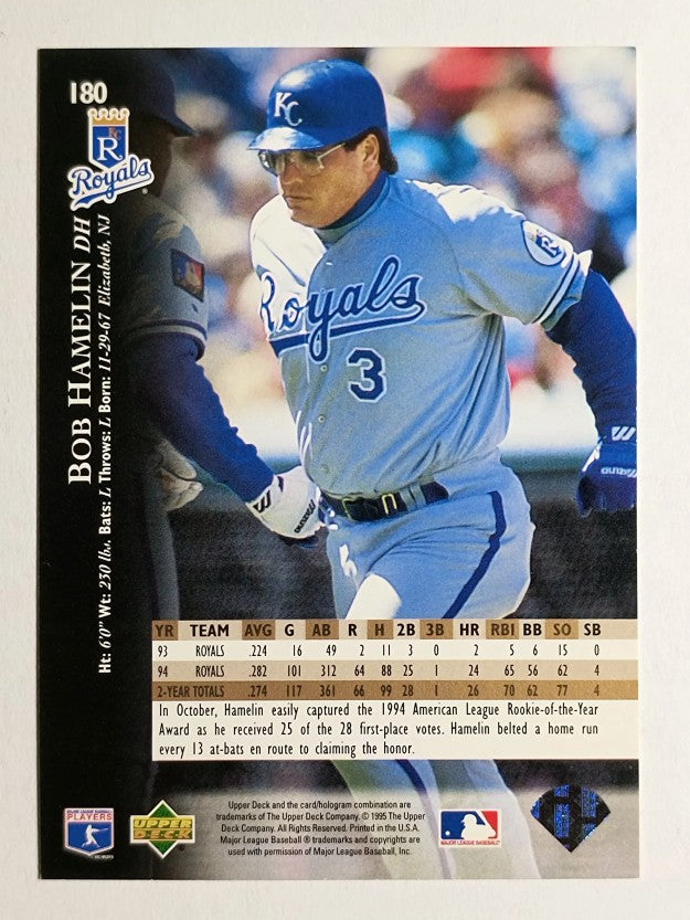 1995 Upper Deck Electric Diamond #180 Bob Hamelin