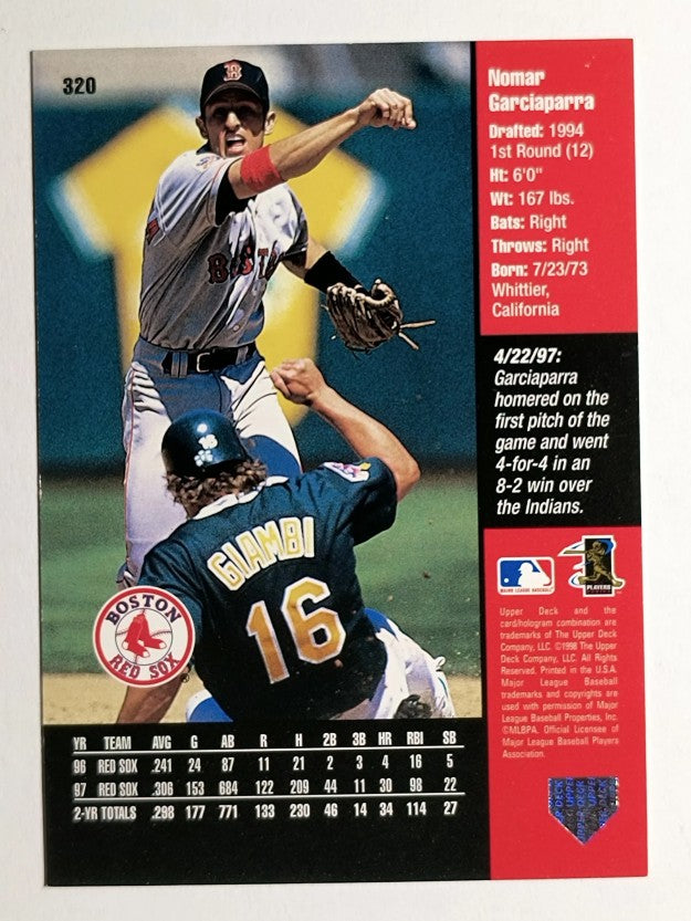 1998 Upper Deck #320 Nomar Garciaparra