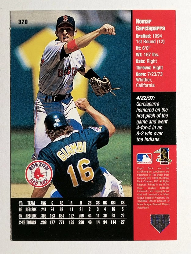 1998 Upper Deck #320 Nomar Garciaparra