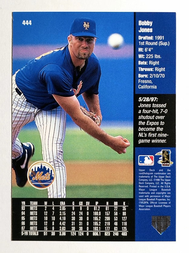 1998 Upper Deck #444 Bobby Jones
