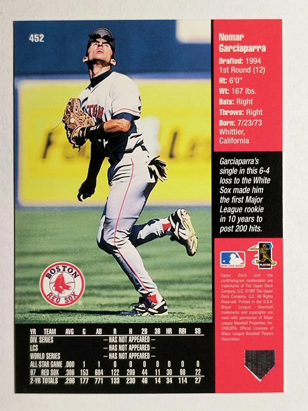 1998 Upper Deck #452 Nomar Garciaparra UE