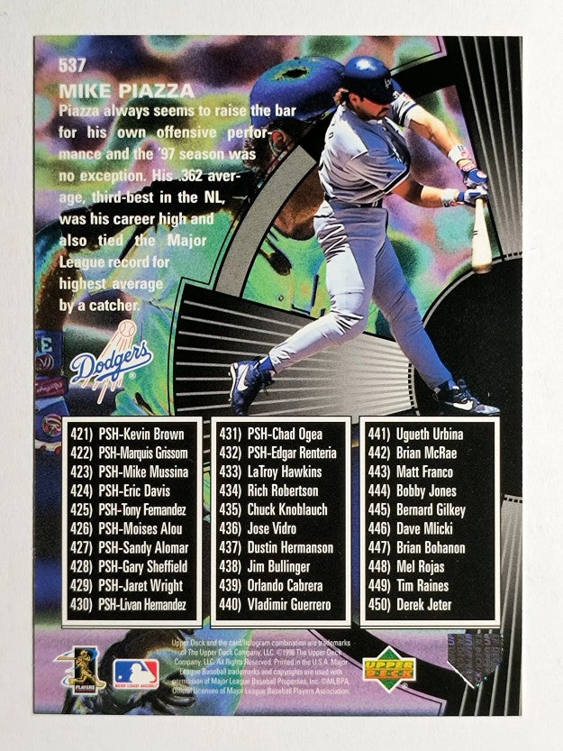 1998 Upper Deck #537 Mike Piazza SH