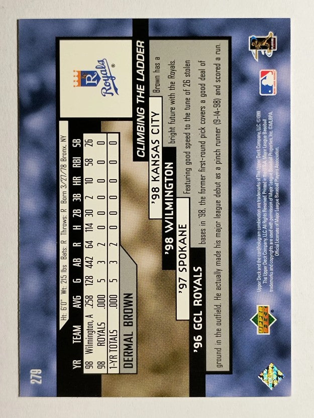 1999 Upper Deck #279 Dermal Brown SR