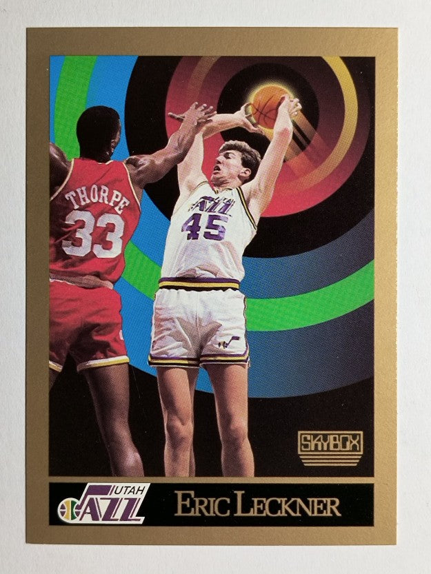 1990-91 SkyBox #281 Eric Leckner SP