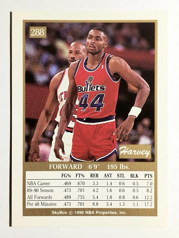 1990-91 SkyBox #288 Harvey Grant