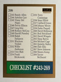 1990-91 SkyBox #299 Checklist 5 SP