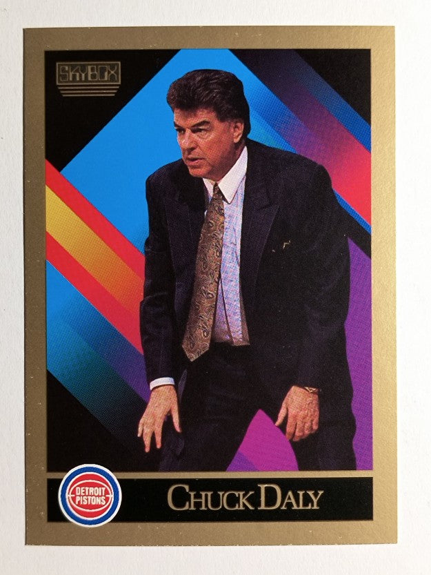 1990-91 SkyBox #308 Chuck Daly CO