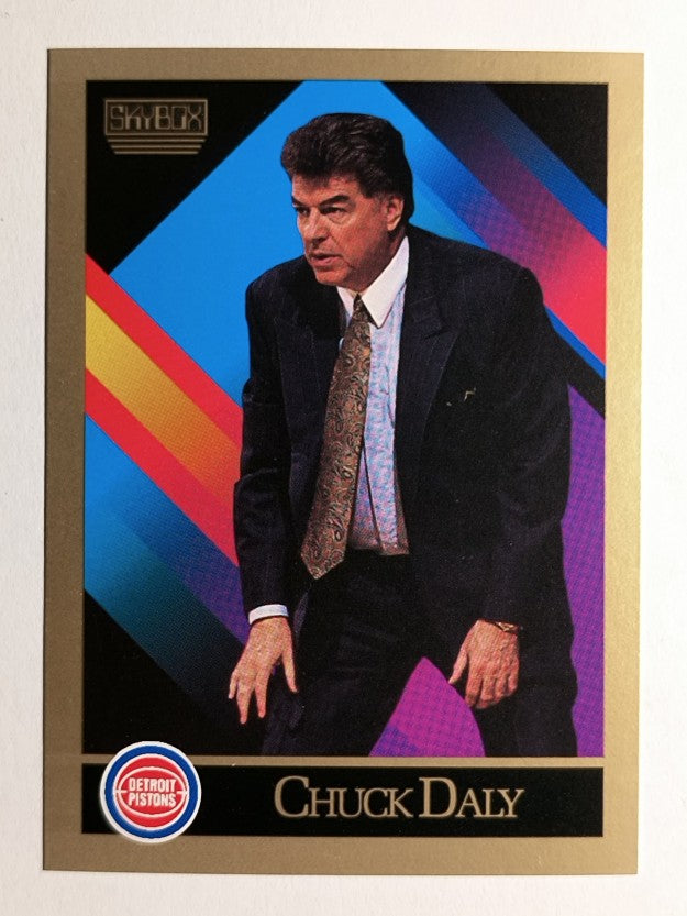 1990-91 SkyBox #308 Chuck Daly CO