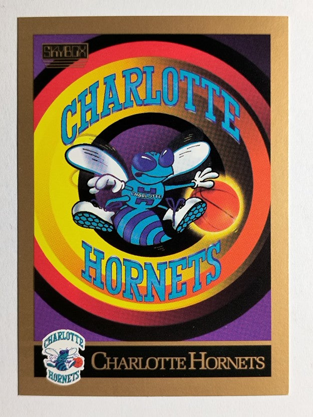 1990-91 SkyBox #330 Charlotte Hornets TC