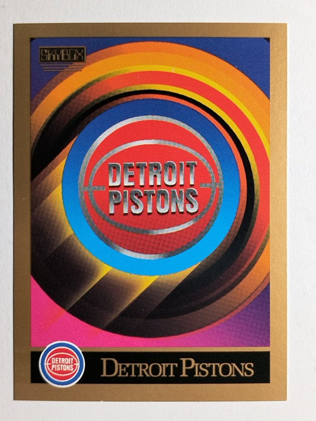 1990-91 SkyBox #335 Detroit Pistons TC