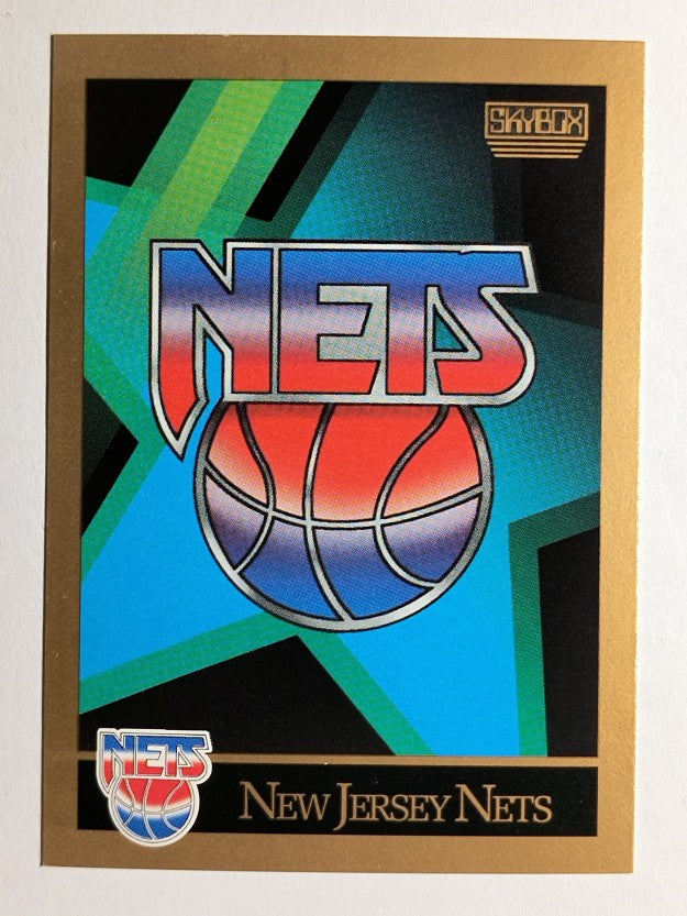 1990-91 SkyBox #344 New Jersey Nets TC