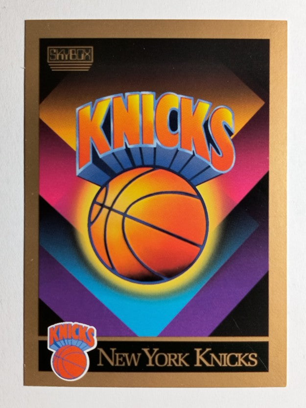 1990-91 SkyBox #345 New York Knicks TC