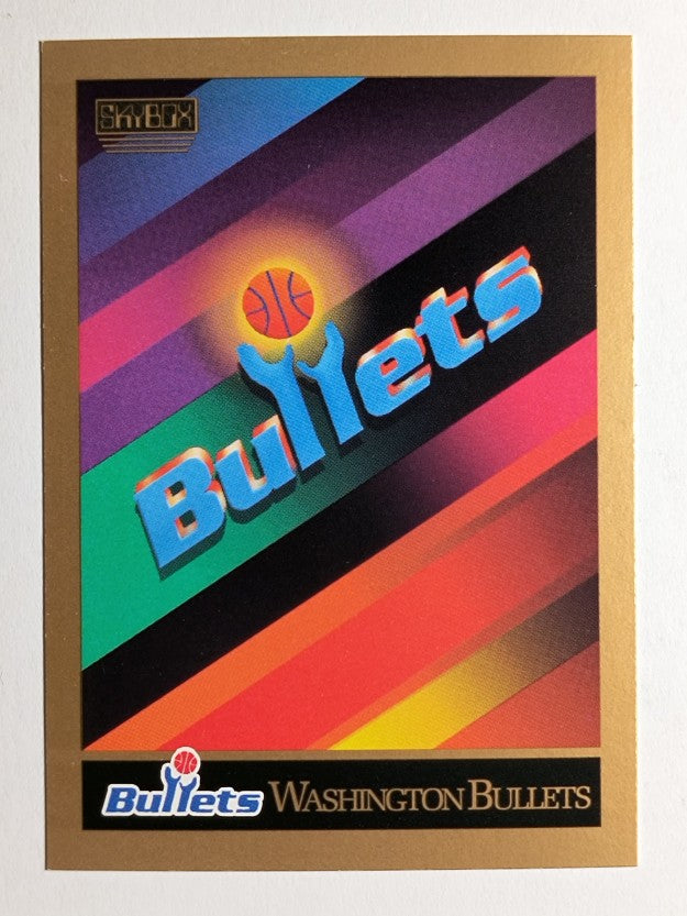 1990-91 SkyBox #354 Washington Bullets TC