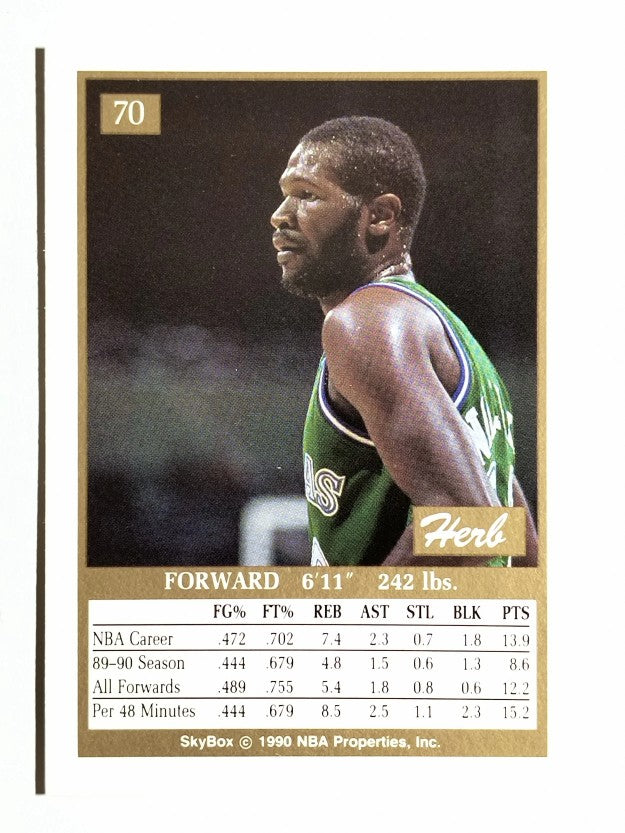 1990-91 SkyBox #70 Herb Williams
