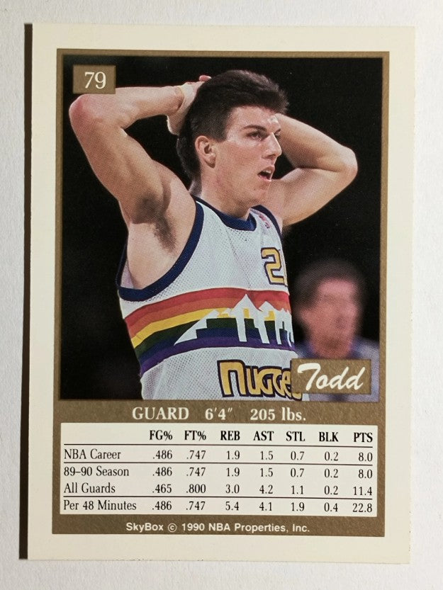 1990-91 SkyBox #79 Todd Lichti RC