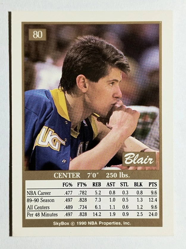 1990-91 SkyBox #80 Blair Rasmussen