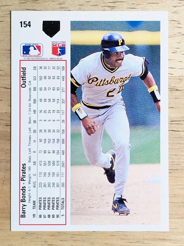 1991 Upper Deck #154 Barry Bonds
