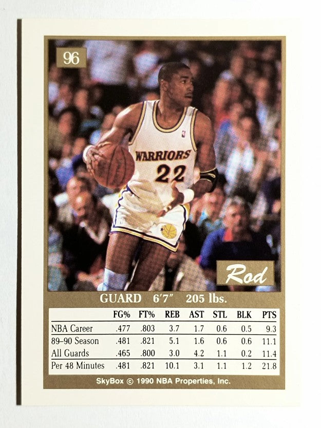 1990-91 SkyBox #96 Rod Higgins
