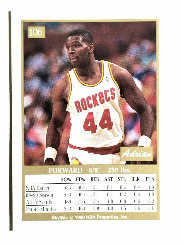 1990-91 SkyBox #106 Adrian Caldwell