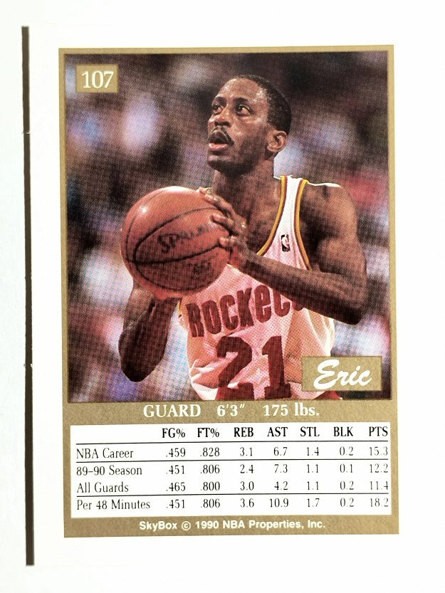 1990-91 SkyBox #107 Eric(Sleepy) Floyd