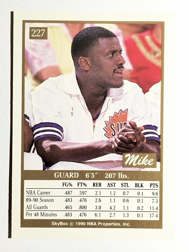 1990-91 SkyBox #227 Mike McGee SP