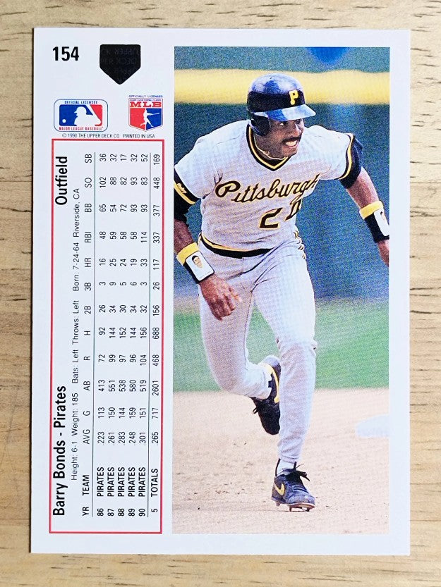 1991 Upper Deck #154 Barry Bonds