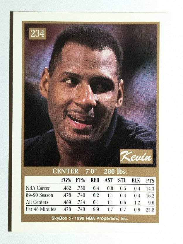 1990-91 SkyBox #234 Kevin Duckworth