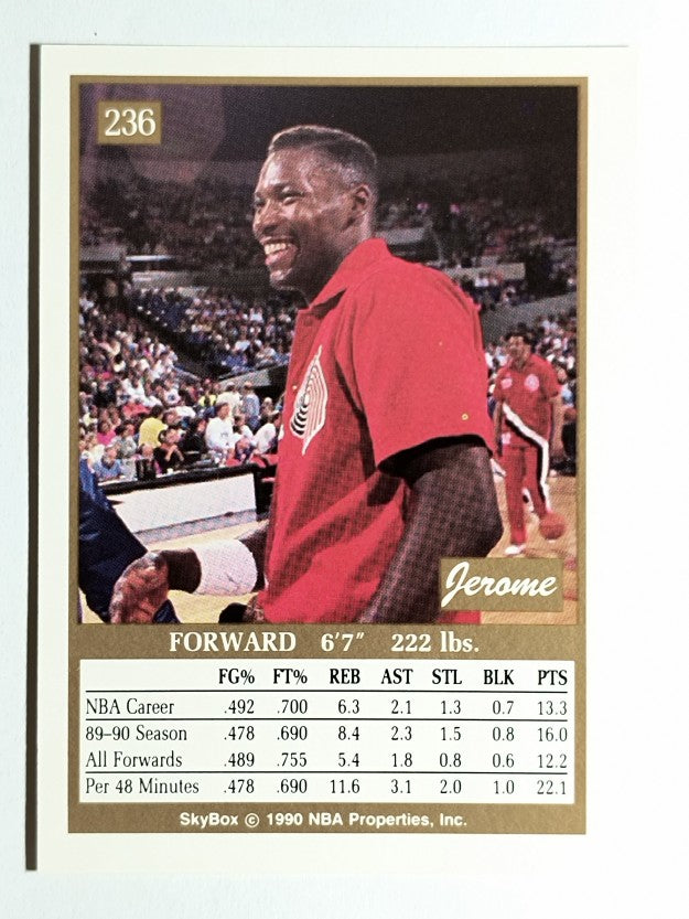 1990-91 SkyBox #236 Jerome Kersey