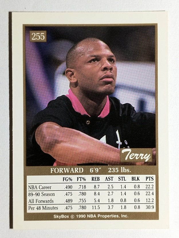 1990-91 SkyBox #255 Terry Cummings