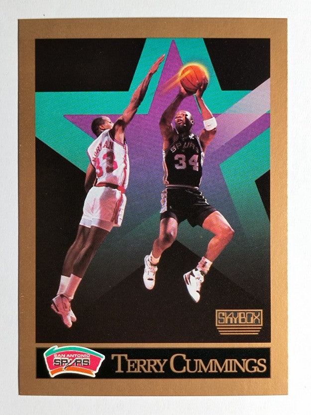 1990-91 SkyBox #255 Terry Cummings