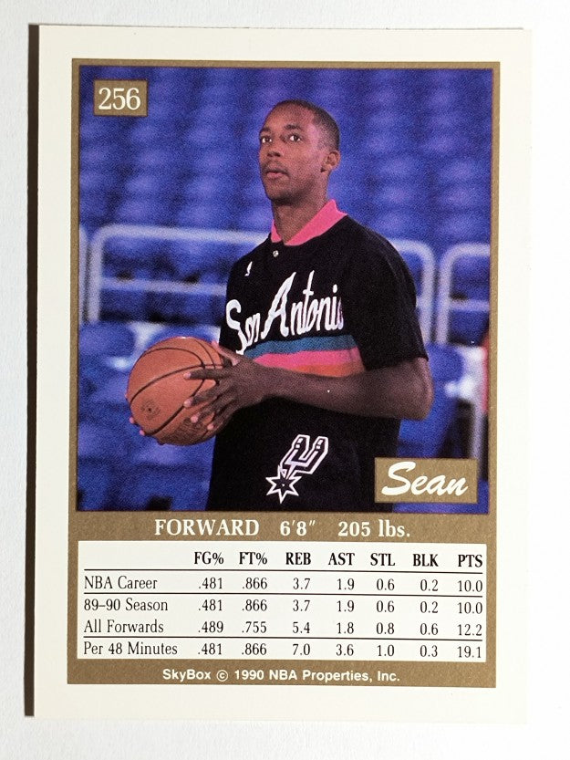 1990-91 SkyBox #256 Sean Elliott RC