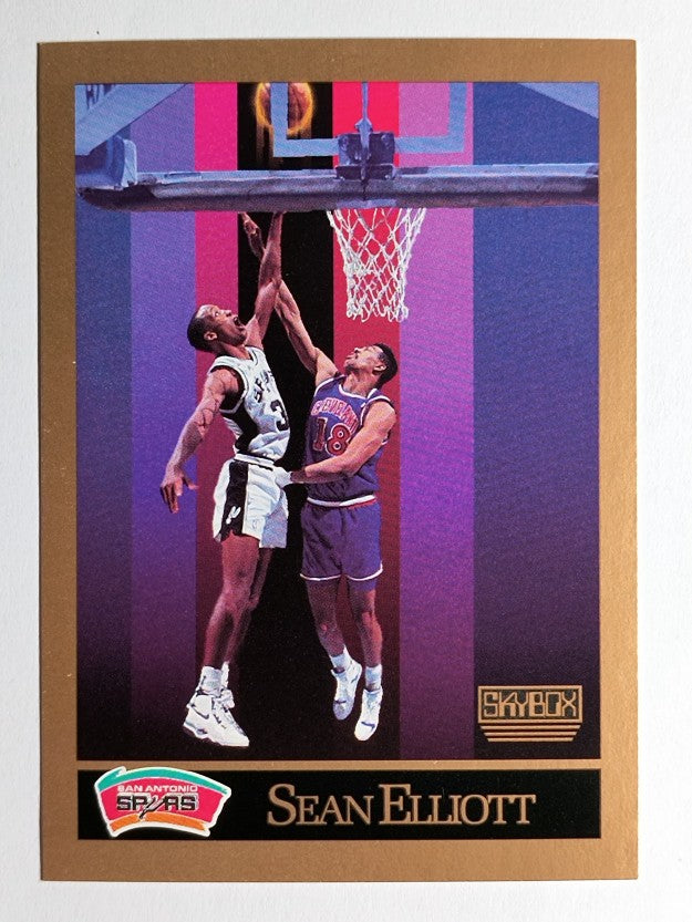 1990-91 SkyBox #256 Sean Elliott RC