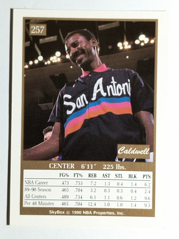 1990-91 SkyBox #257 Caldwell Jones SP