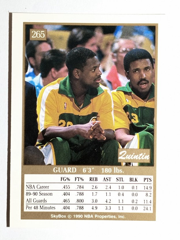 1990-91 SkyBox #265 Quintin Dailey